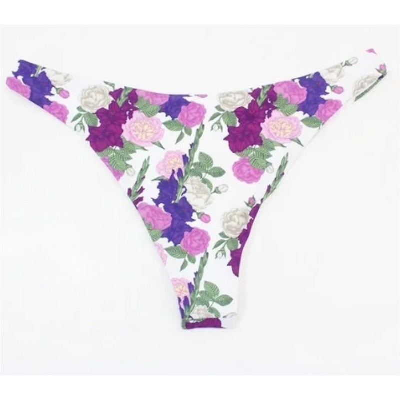 Nwt Dippin' Daisy's Xl Nocturnal Iris Floral Bikini Bottom 115921